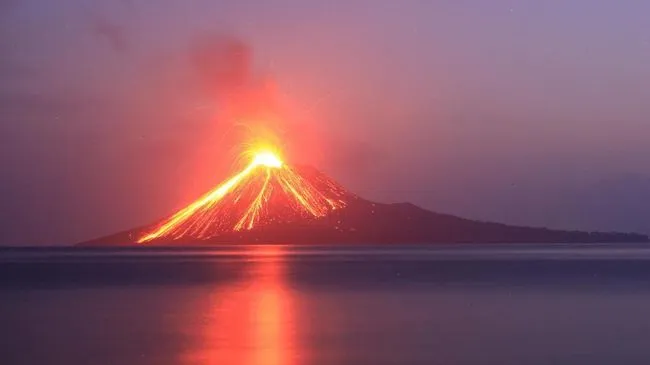 Jejak Letusan Legendaris gn anak krakatau