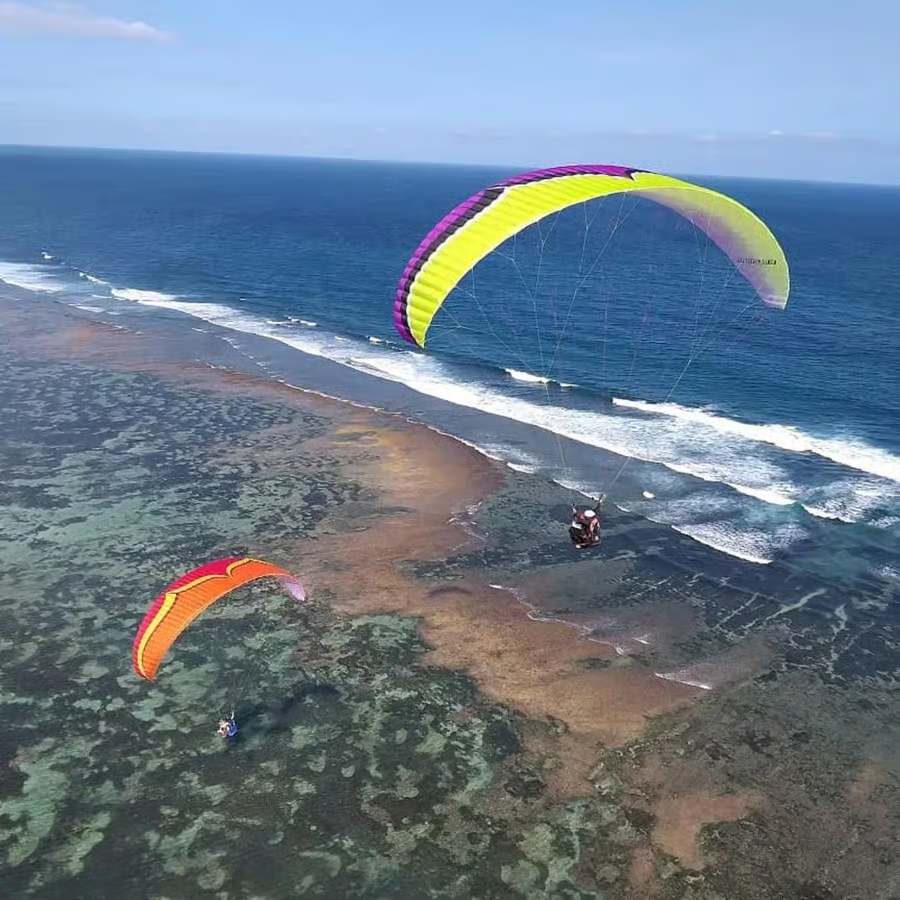 Paragliding Uluwatu Bali View 360° Spektakuler