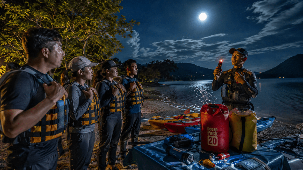 Dark-Sky Moonlit Kayak 2026, Pengalaman Magis Mendayung Saat Bulan Purnama Tanpa Polusi Cahaya