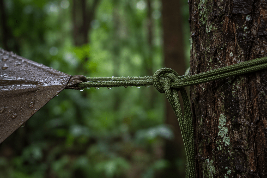 5 Alat Survival Bushcraft Wajib Dibawa Saat Masuk Hutan Belantara 5 Tali paracord 550 militer digunakan untuk mendirikan tenda darurat tarp shelter di alam liar.